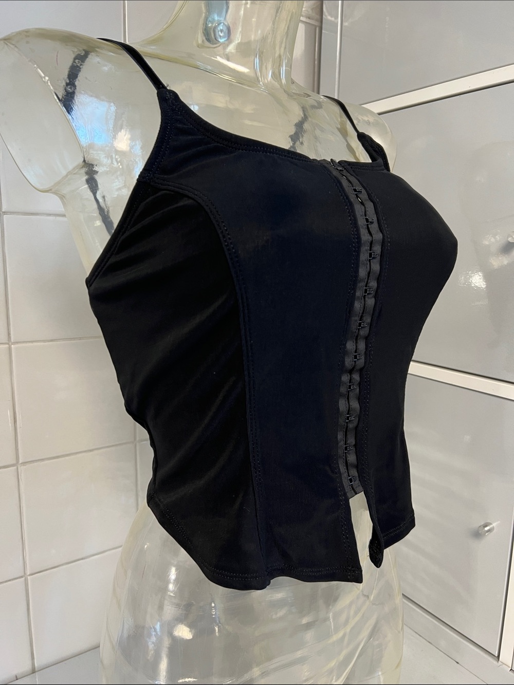 Y2K Dancewear Bra Camisole XL NWOT Black